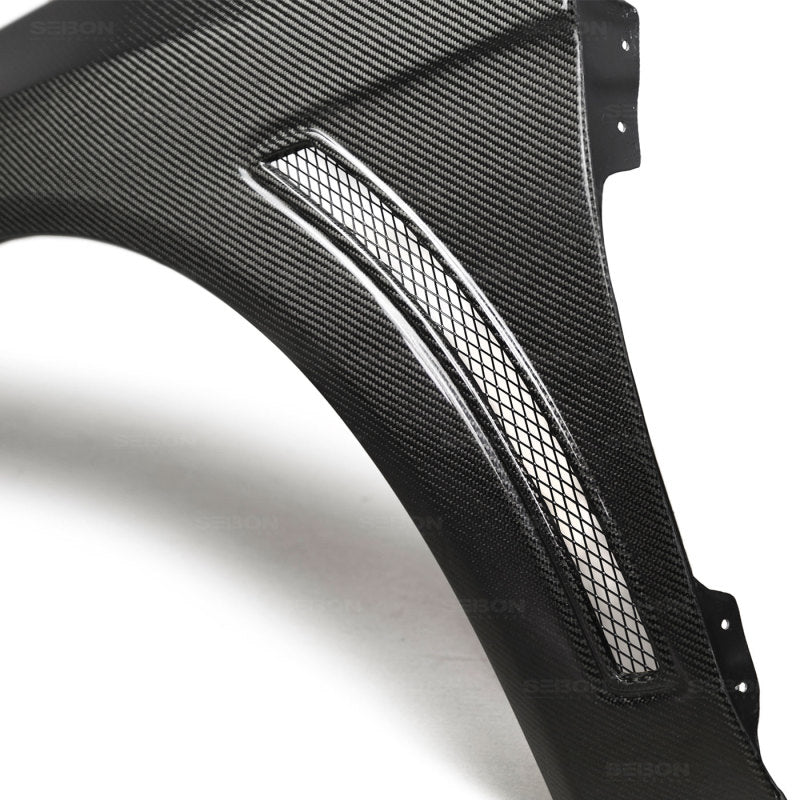 Seibon 08-12 Mitsubishi Evo X 10mm Wider Carbon Fiber Fenders-thumbmail-6