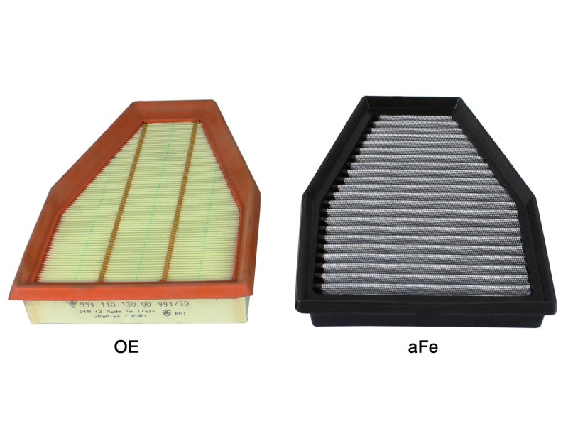 aFe Magnum FLOW OE Replacement Air Filter Pro DRY S 12-15 Porsche 911 (991) H6 3.4L/3.8L-thumbmail-6
