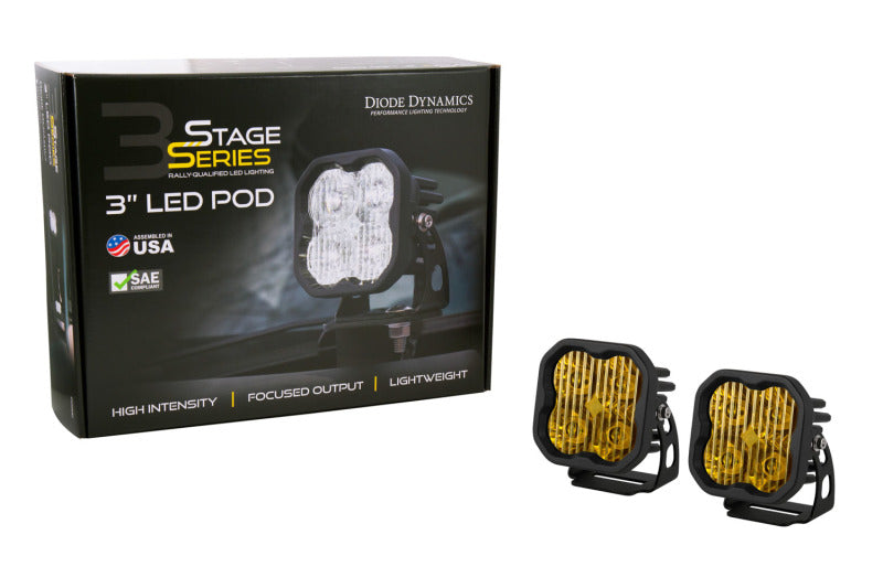 Diode Dynamics SS3 Pro ABL - Yellow Spot Standard (Pair)-thumbmail-5
