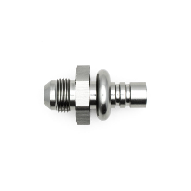 DeatschWerks 8AN Male Flare to 1/2in Ford Male EFI Quick Connect Adapter - Anodized Matte Black-thumbmail-2