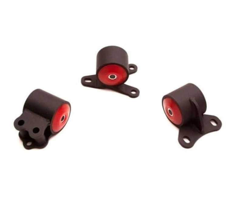 Innovative 94-01 Integra B-Series Black Steel Mounts 95A Bushings (Auto Trans 3 Bolt)-thumbmail-1