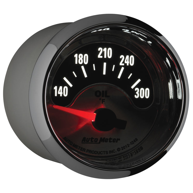 Autometer American Muscle 2-1/16in Short Sweep Electric 140-300 Deg F Oil Temp Gauge-thumbmail-3