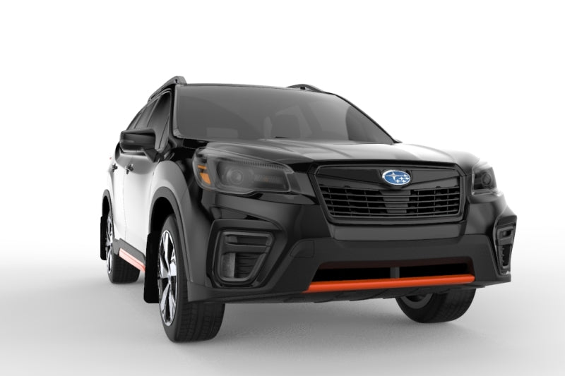 Rally Armor 19-21 Subaru Forester Black UR Mud Flap w/ Orange Logo-thumbmail-5