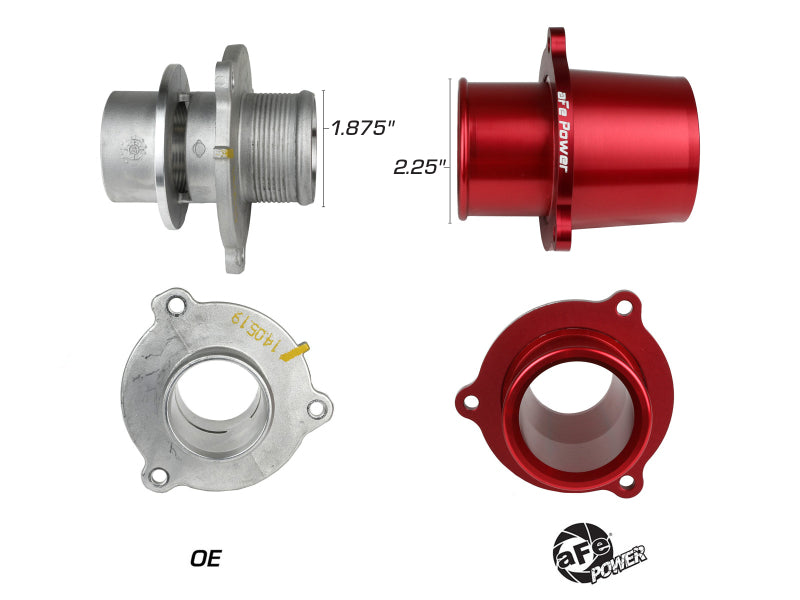 aFe 15-19 VW GTI Turbocharger Inlet Pipe - Red-thumbmail-5