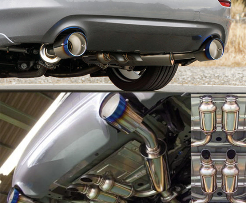 HKS Q50 VQ37 Dual Hi-Power Titanium Tip Catback Exhaust-thumbmail-2
