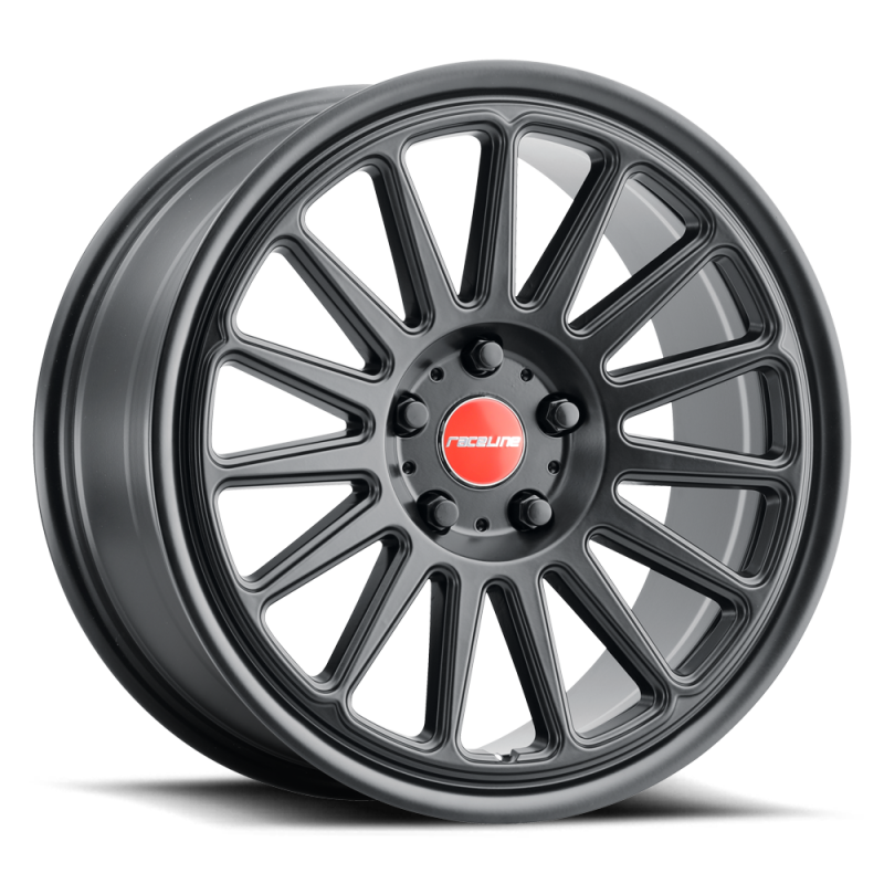 Raceline 315B Grip 17x8in / 5x100 BP / 30mm Offset / 72.6mm Bore - Satin Black Wheel-thumbmail-1
