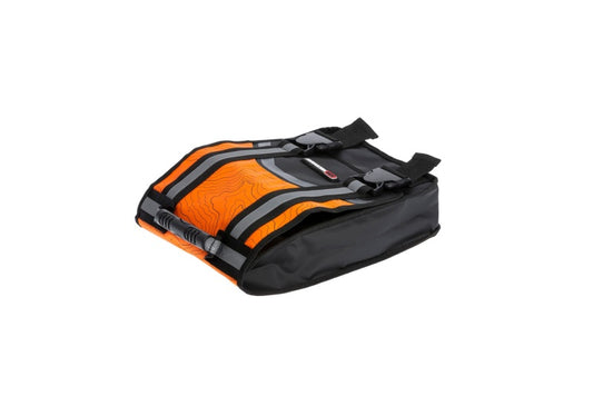 ARB Compact Recovery Bag Orange and Black Topographic Styling PVC Material Dual Internal Pockets