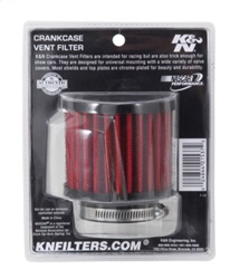 K&N 1.75 inch Vent 3 inch D 2.5 inch H Air Filter - Rubber Top-thumbmail-12