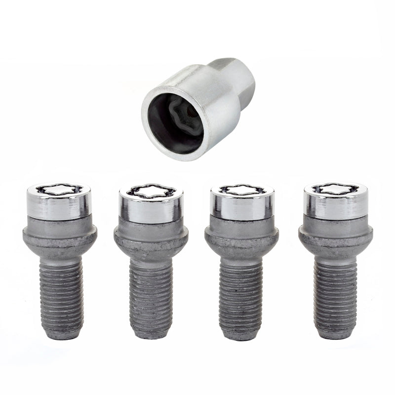 McGard Wheel Lock Bolt Set - 4pk. (Radius Seat) M14X1.5 / 17mm Hex / 27.0mm Shank Length - Chrome-thumbmail-7