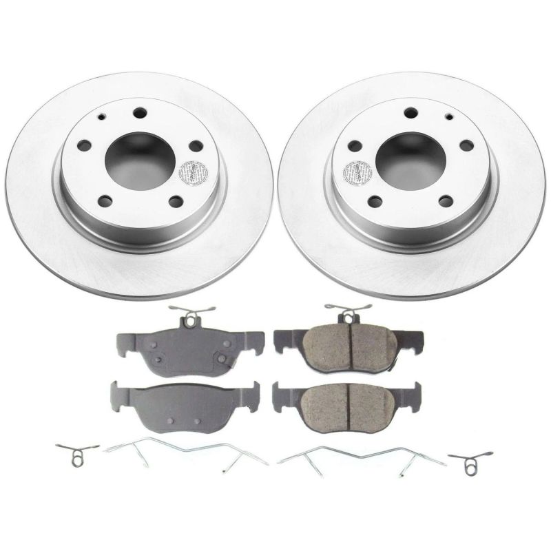Power Stop 2019 Mazda 3 Rear Z17 Evolution Geomet Coated Brake Kit-thumbmail-1