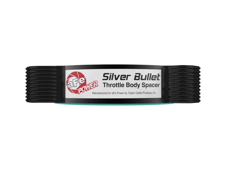 aFe 2020 Vette C8 Silver Bullet Aluminum Throttle Body Spacer / Works With Factory Intake Only - Blk-thumbmail-6