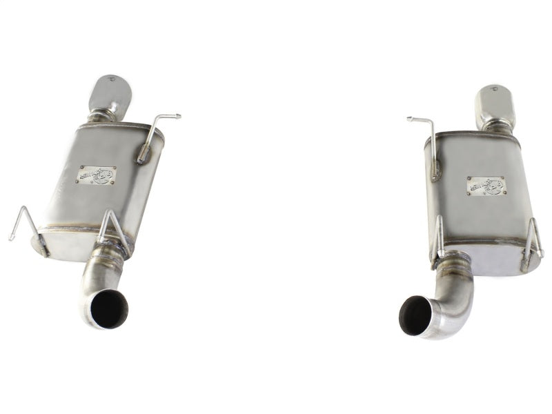 aFe MACHForce XP Exhaust 11-14 Ford Mustang GT V8-5.0L 3in. SS Axle-Back w/Polished Tips-thumbmail-4
