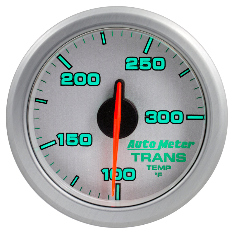 Autometer Airdrive 2-1/6in Trans Temperature Gauge 100-300 Degrees F - Silver