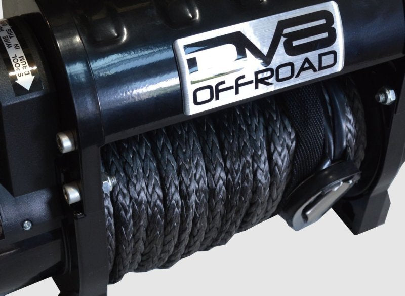 DV8 Offroad 12000 LB Winch w/ Synthetic Line & Wireless Remote - Black-thumbmail-7