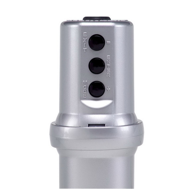 Autometer Shift Light Level 2 DPSS Digital w/ Multi-Color LED Silver Pedestal Mount-thumbmail-2