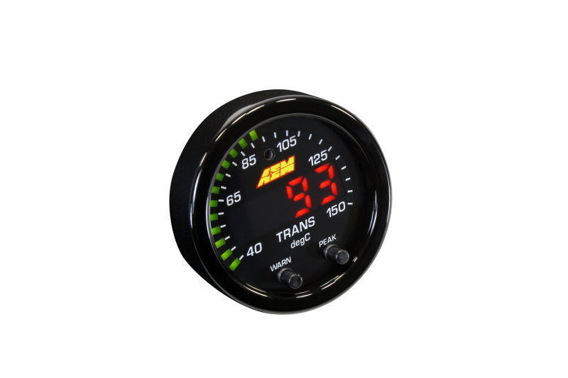 AEM X-Series Temperature 100-300F Gauge Kit (ONLY Black Bezel and Water Temp. Faceplate)-thumbmail-11