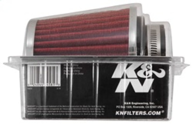 K&N Universal Chrome Filter 2 3/4in FLG / 4 1/2in Bottom / 4 1/2in Height-thumbmail-8