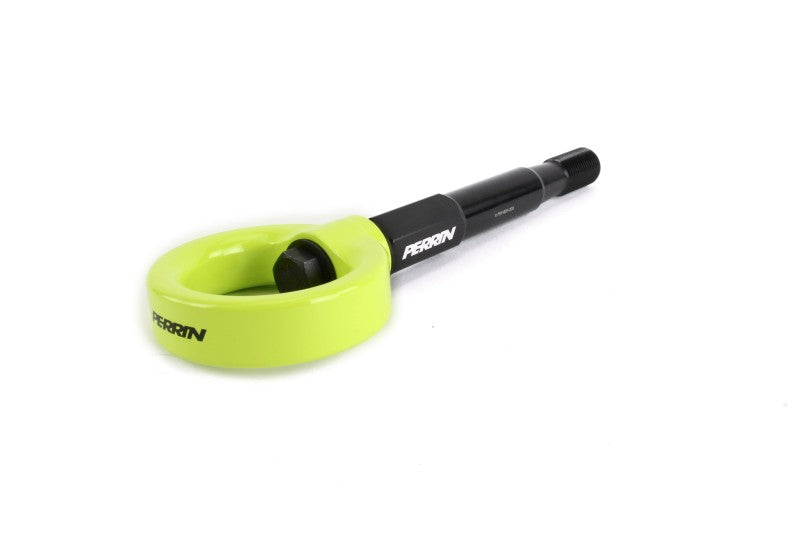 Perrin 15-17 Subaru WRX/STI Tow Hook Kit (Front) - Neon Yellow-thumbmail-2