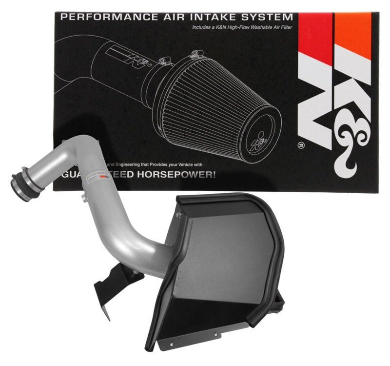 K&N 14-16 Kia Forte Coup L4-1.6L F/I Silver Typhoon Short Ram Intake-thumbmail-14