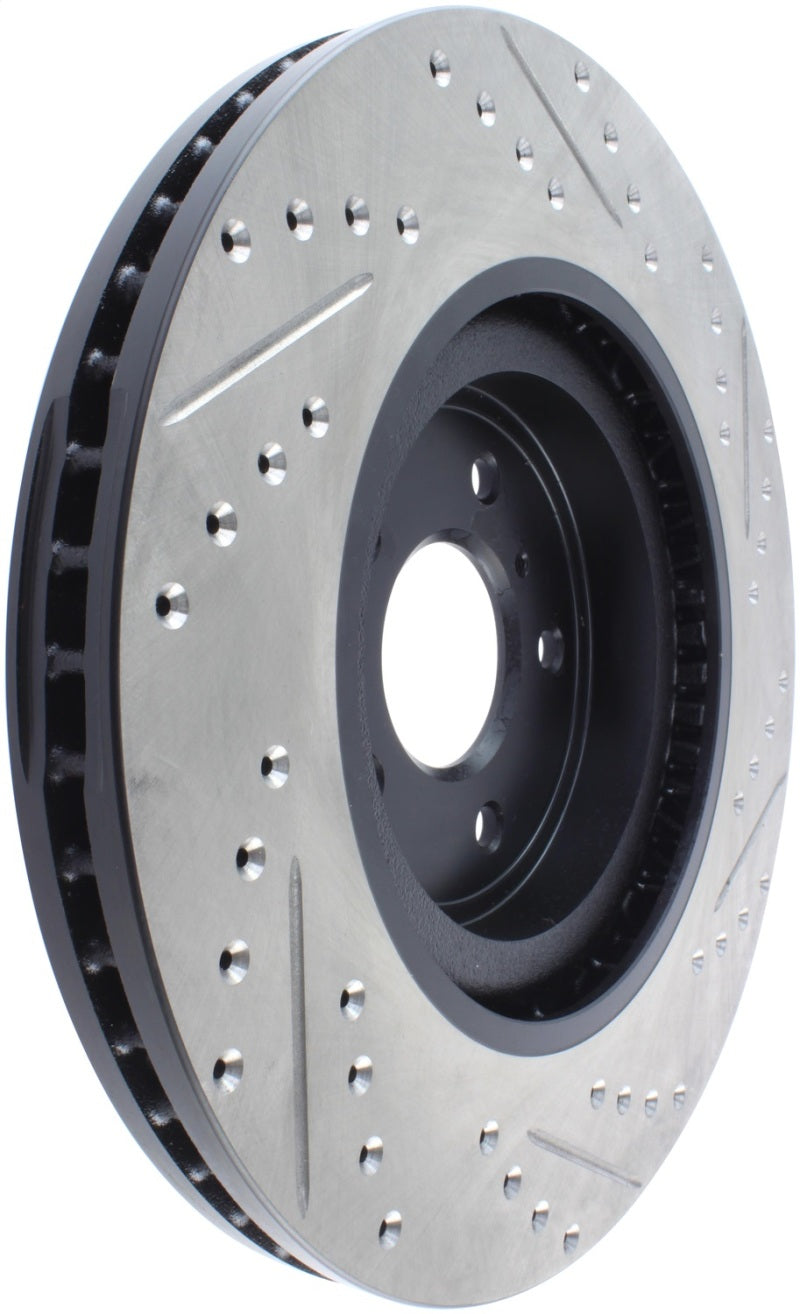 StopTech Infiniti G37 / Nissan 370Z SportStop Slotted & Drilled Front Right Rotor-thumbmail-7