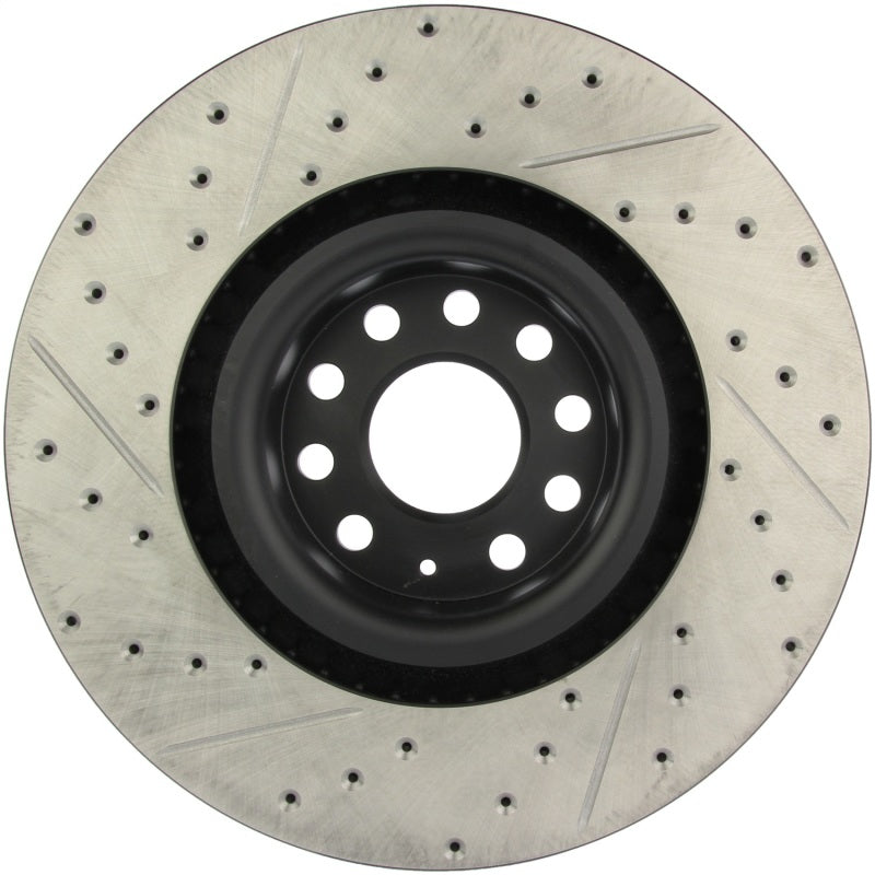 StopTech 09 VW Passat CC / 06-09 Passat Slotted & Drilled Left Front Rotor-thumbmail-8