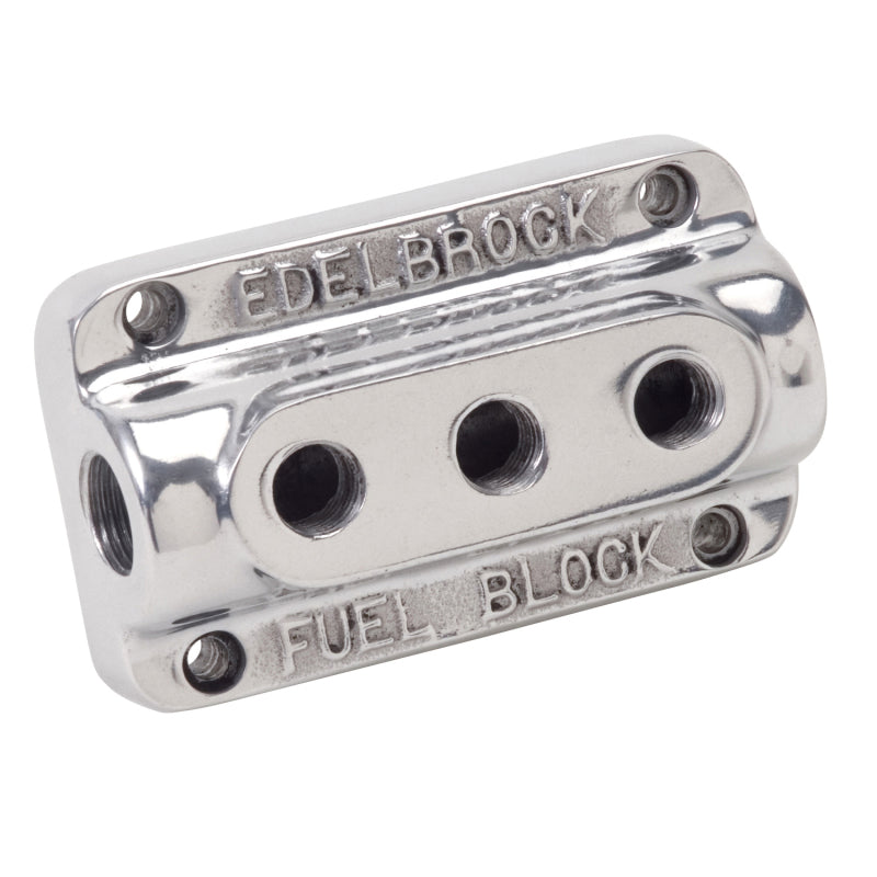 Edelbrock Fuel Block Triple Polished-thumbmail-8