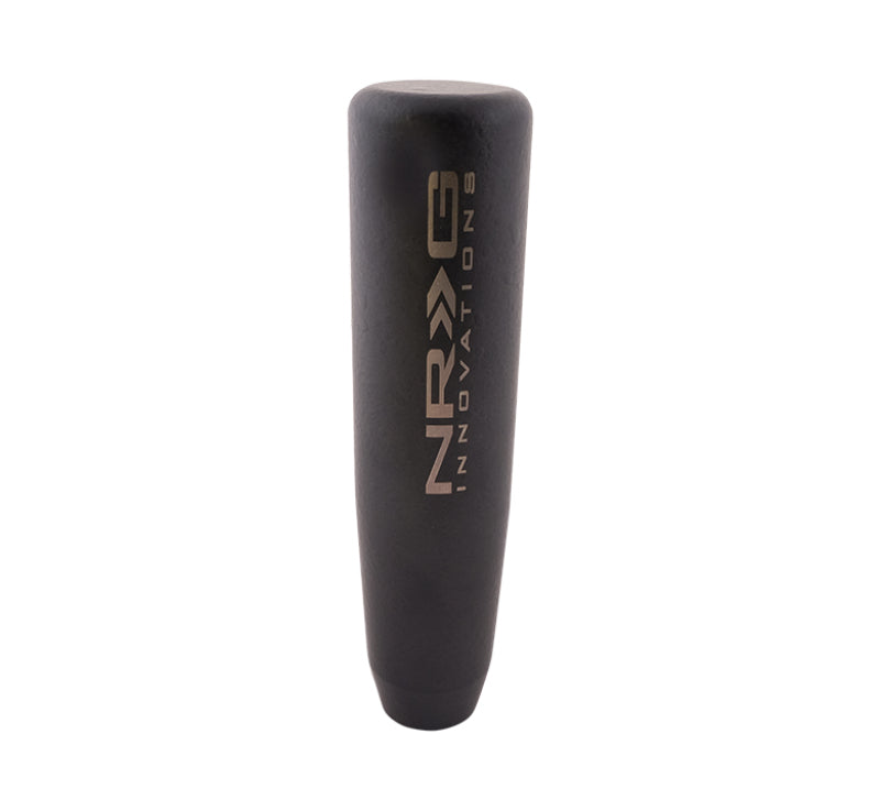 NRG Universal Short Shifter Knob - 5in. Length / Heavy Weight 1.27Lbs. - Black Wrinkle Finish-thumbmail-4