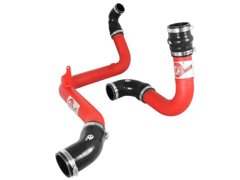 aFe BladeRunner 2.5in Red Intercooler Tubes Hot and Cold Side 12-16 Ford Focus ST 2.0L (t)-thumbmail-4