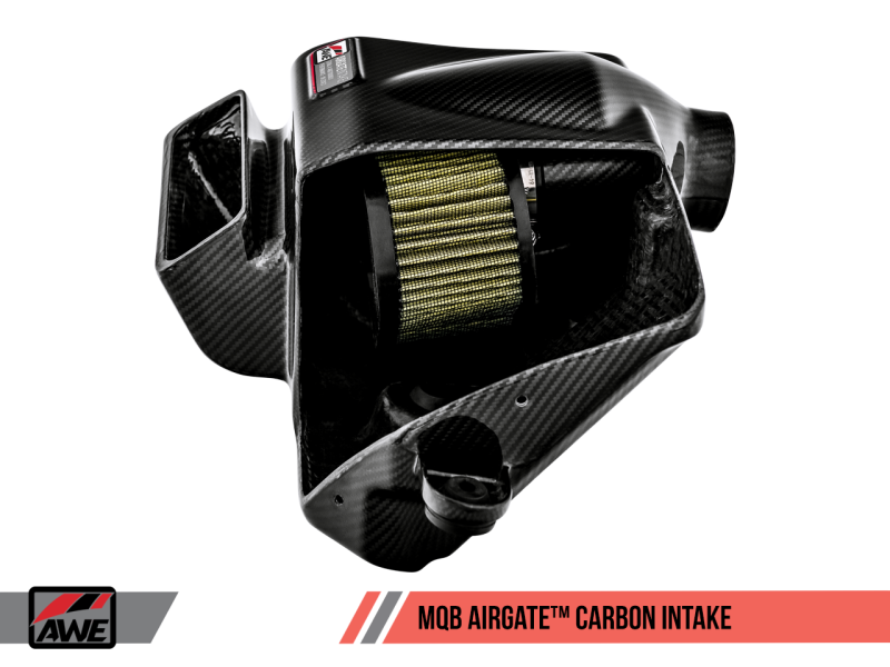 AWE Tuning Audi / Volkswagen MQB 1.8T/2.0T/Golf R Carbon Fiber AirGate Intake w/ Lid-thumbmail-7