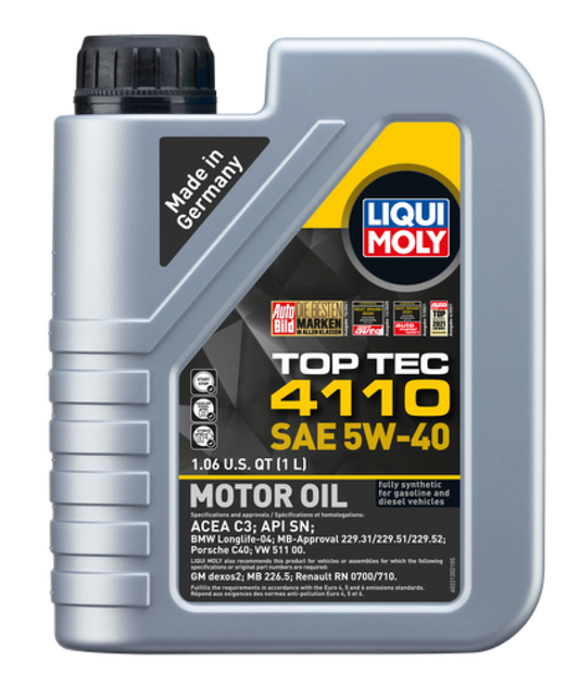 LIQUI MOLY 1L Top Tec 4110 Motor Oil 5W40