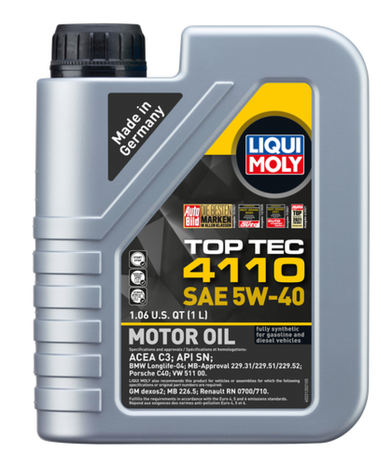 LIQUI MOLY 1L Top Tec 4110 Motor Oil 5W40-thumbmail-1