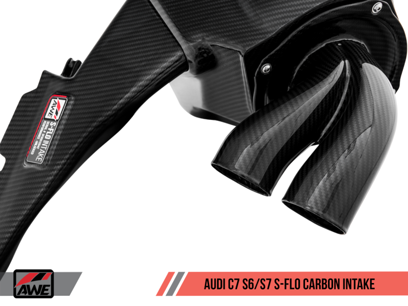 AWE Tuning Audi C7 S6 / S7 4.0T S-FLO Carbon Intake V2-thumbmail-8