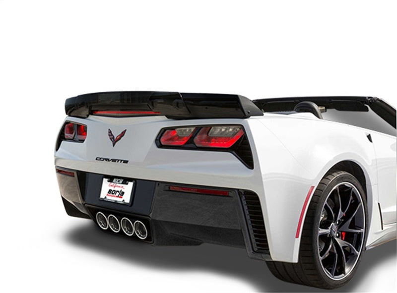 Borla 15 Chevy Corvette C7 ZO6 6.2L w/o AFM w/ NPP ATAK Quad RD RL AC Tips Center Rear Exit Exh-thumbmail-5
