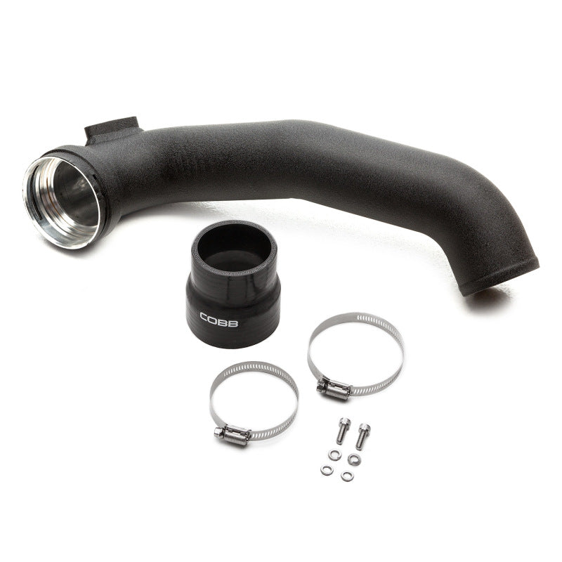 Cobb BMW N55 Charge Pipe - Wrinkle Black-thumbmail-1