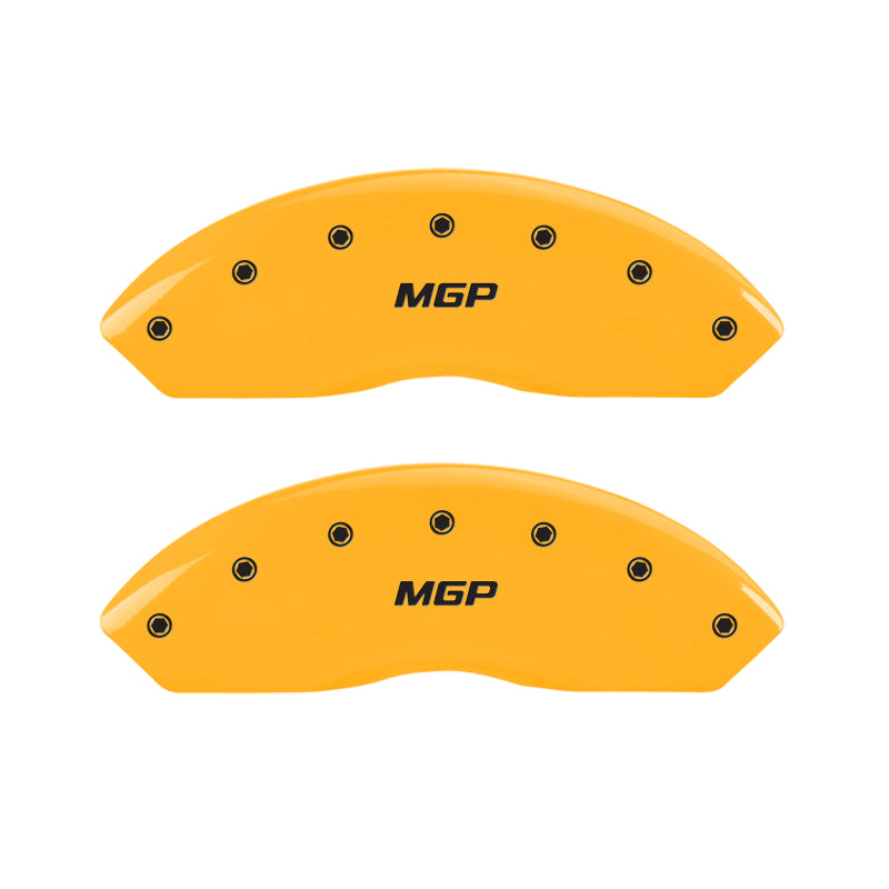 MGP 4 Caliper Covers Engraved Front & Rear MGP Yellow finish black ch-thumbmail-1