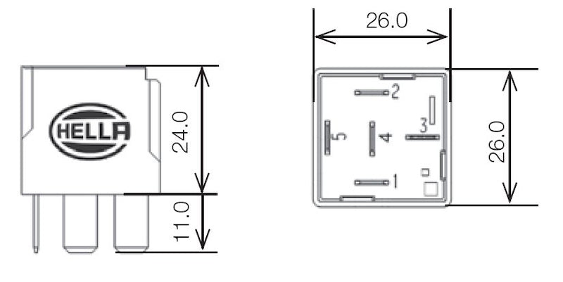 Hella Relay 12V 20/40A Spdt Res-thumbmail-2