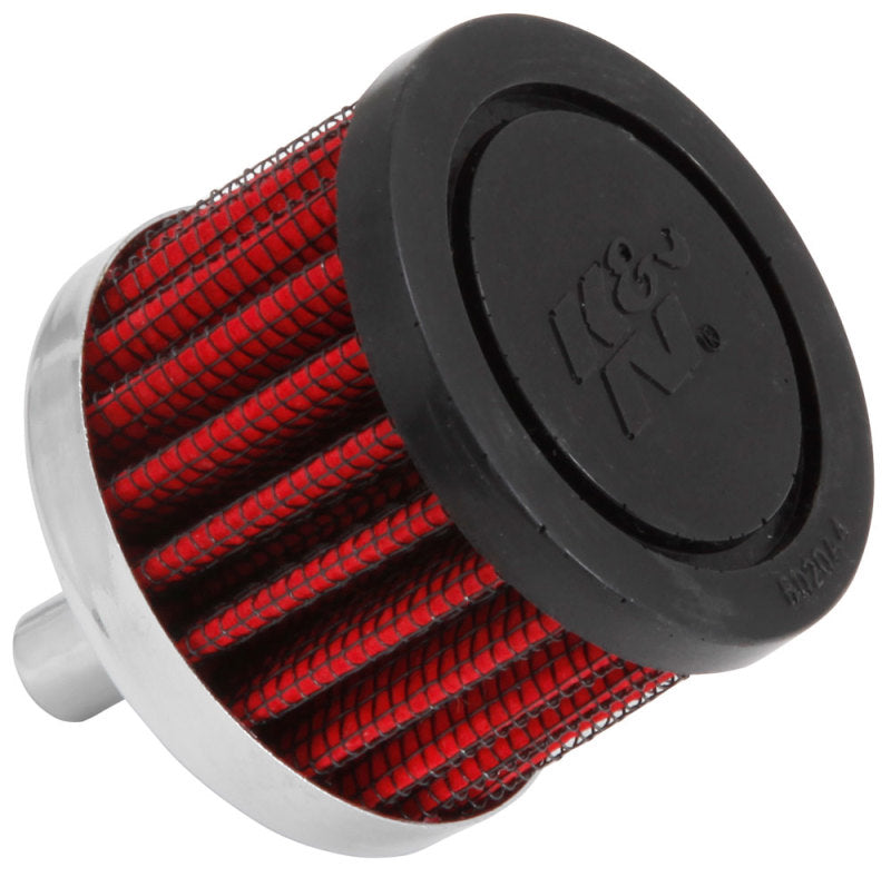K&N Steel Base Crankcase Vent Filter 0.375in Vent OD x 2in OD x 1.5in Height-thumbmail-4