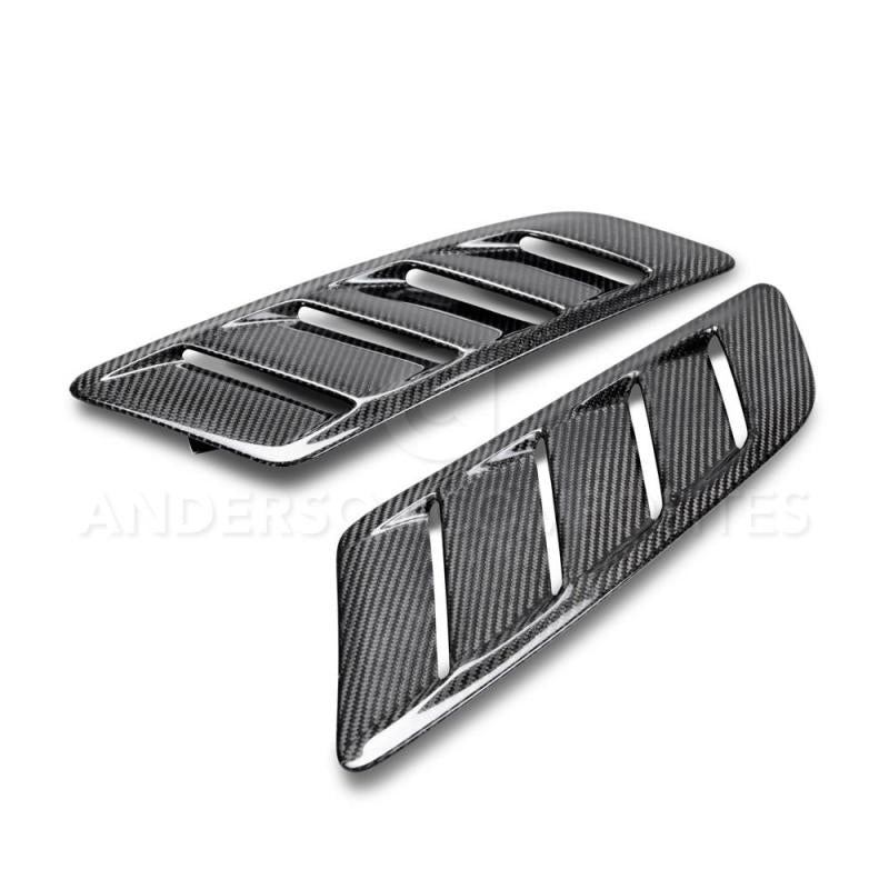 Anderson Composites 2015-2017 Ford Mustang Type-AB Carbon Fiber Hood Vents-thumbmail-4