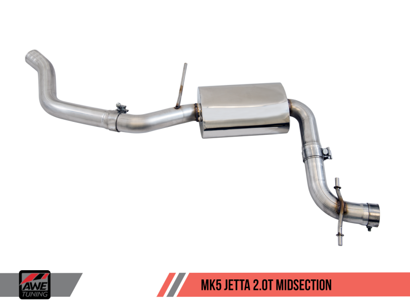 AWE Tuning Mk5 Jetta 2.0T - GLI Touring Edition Exhaust - Diamond Black Tips-thumbmail-7
