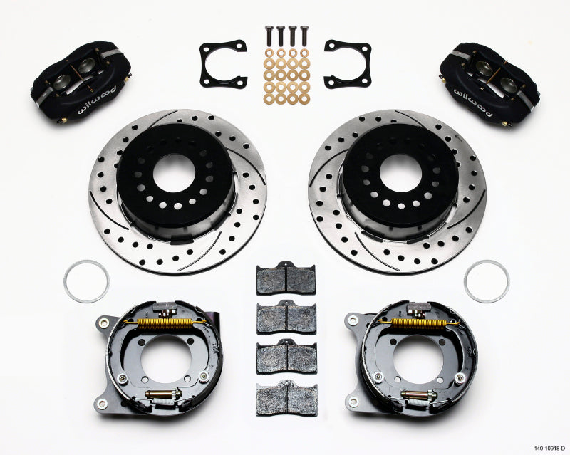 Wilwood Forged Dynalite P/S Park Brake Kit Drilled Chevy 12 Bolt-Spec 3.15in Brng Stggrd mt-thumbmail-1