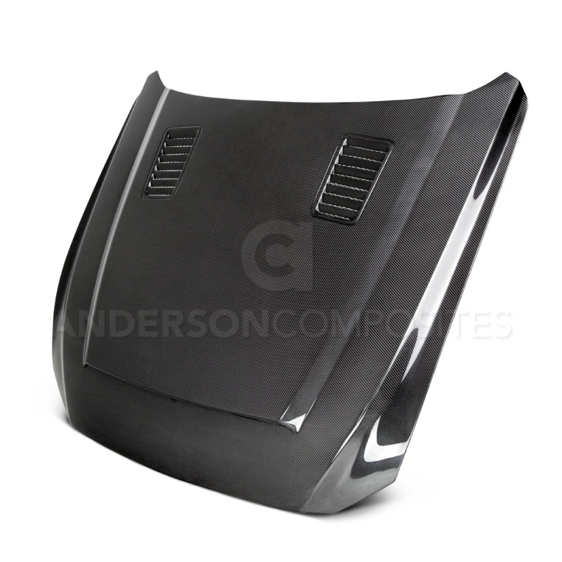 Anderson Composites 15-17 Ford Mustang (Excl. GT350/GT350R) Super Snake Double Sided Hood-thumbmail-2