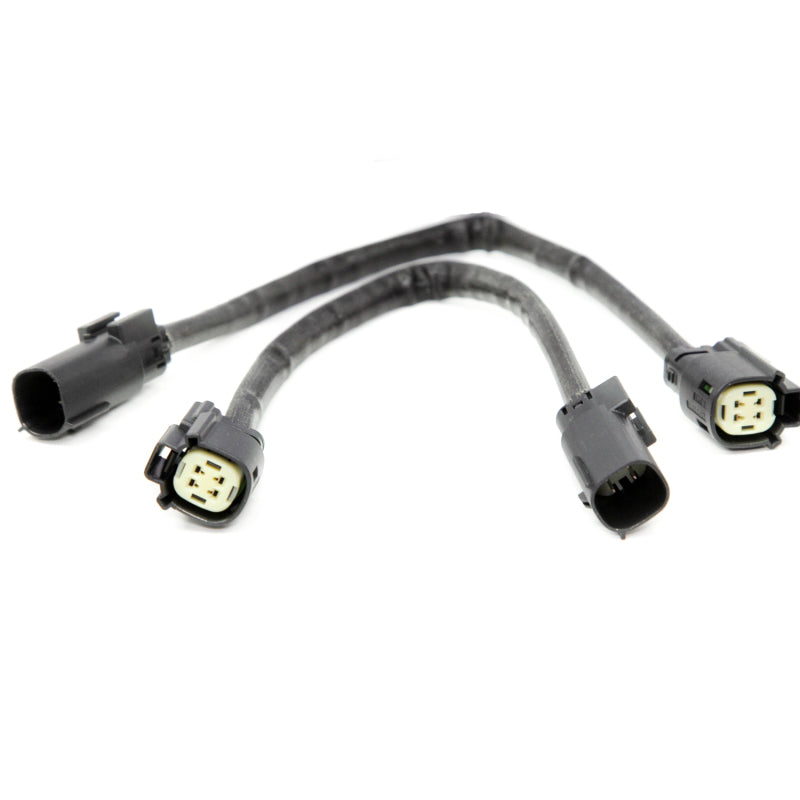 BBK 11-14 Mustang V6 GT Rear O2 Sensor Wire Harness Extensions 12 (pair)-thumbmail-1