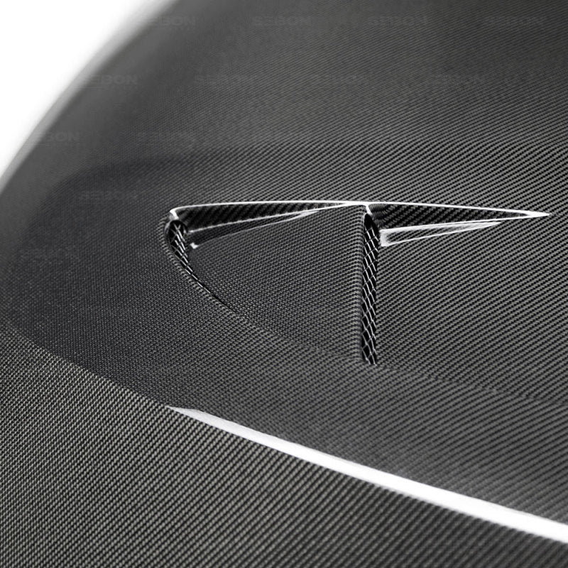 Seibon 2019 Hyundai Veloster TS-Style Carbon Fiber Hood-thumbmail-3