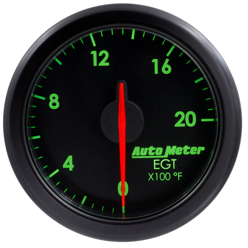 Autometer Airdrive 2-1/16in EGT Gauge 0-2000 Degrees F - Black-thumbmail-3