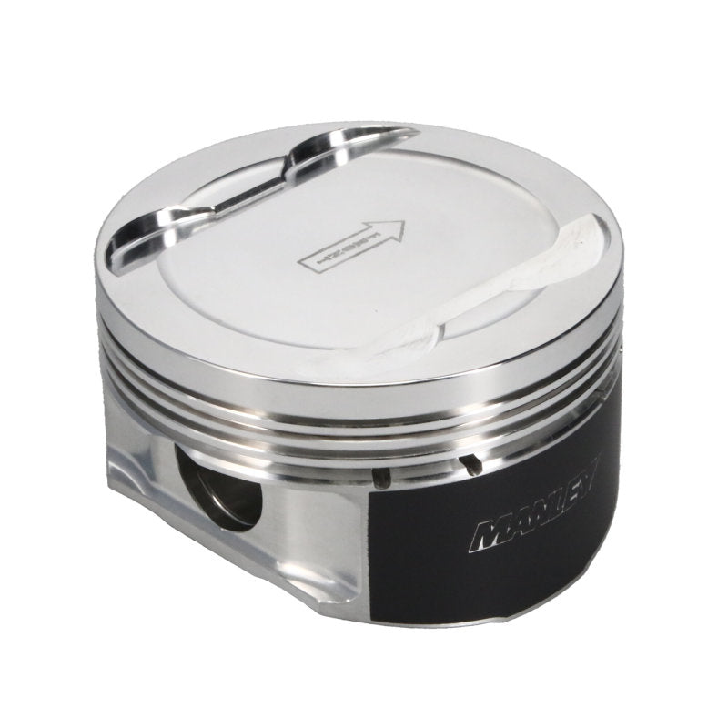 Manley Ford 3.7L Cyclone 3.770in Bore +2.0cc Coated Dome Platinum Series Pistons-thumbmail-6