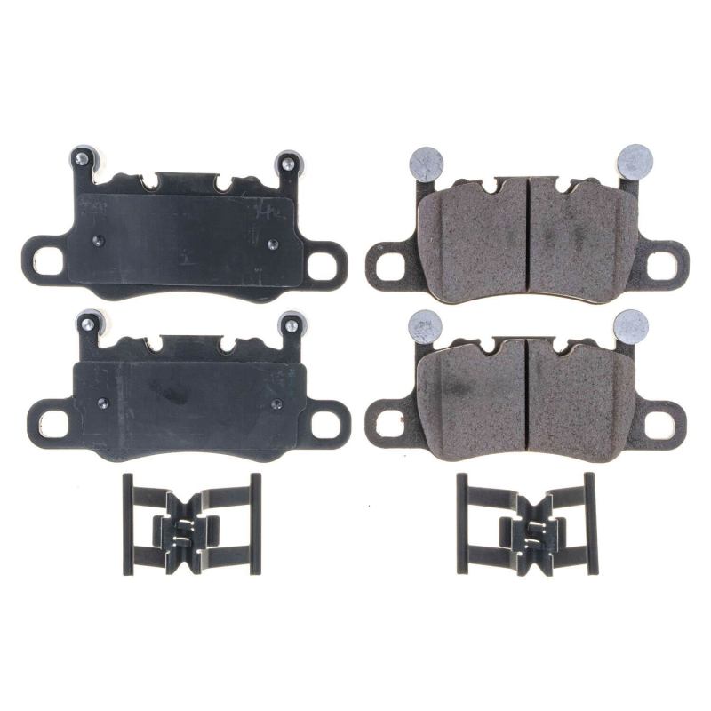 Power Stop 17-19 Porsche Panamera Rear Z17 Evo Ceramic Pad w/Hardware-thumbmail-1