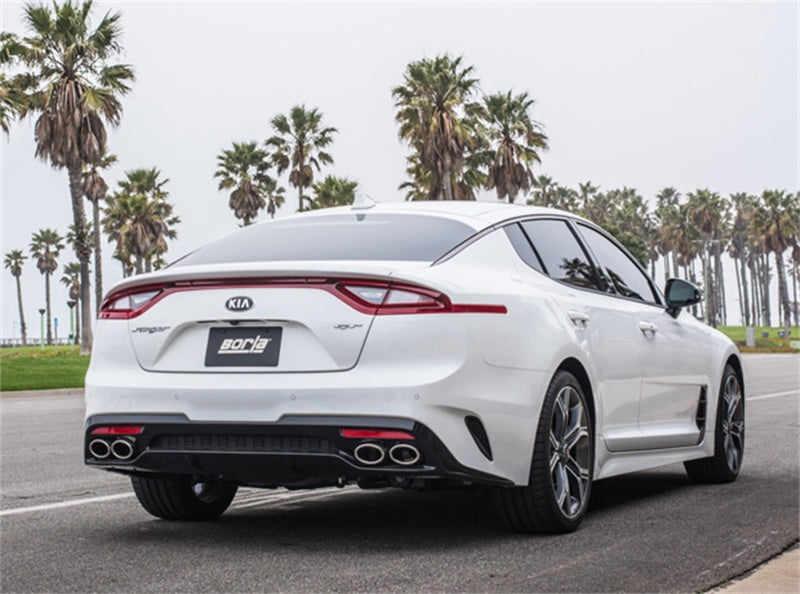 Borla 2018 Kia Stinger 3.3L V6 Turbo 2.25in Pipe Dia Dual Split Rear Exit S-Type Cat-Back Exhaust-thumbmail-4