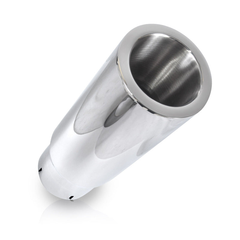 Stainless Works Double Wall Straight Cut Exhaust Tip 3in body 2 1/2in id inlet-thumbmail-1