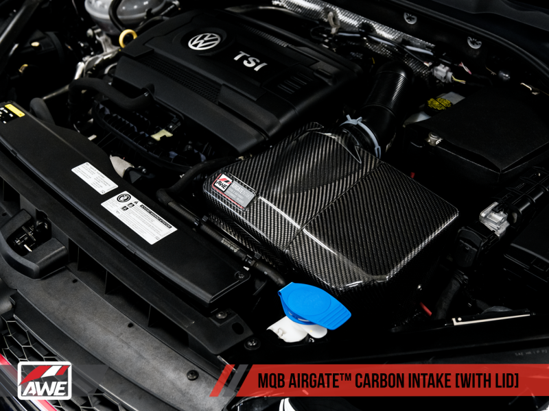 AWE Tuning Audi / Volkswagen MQB 1.8T/2.0T/Golf R Carbon Fiber AirGate Intake w/ Lid-thumbmail-8