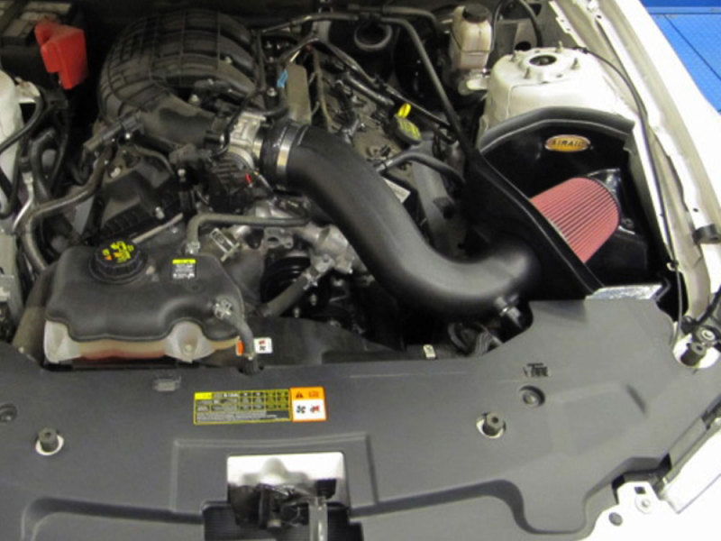 Airaid 11-14 Ford Mustang 3.7L V6 MXP Intake System w/ Tube (Dry / Red Media)-thumbmail-4